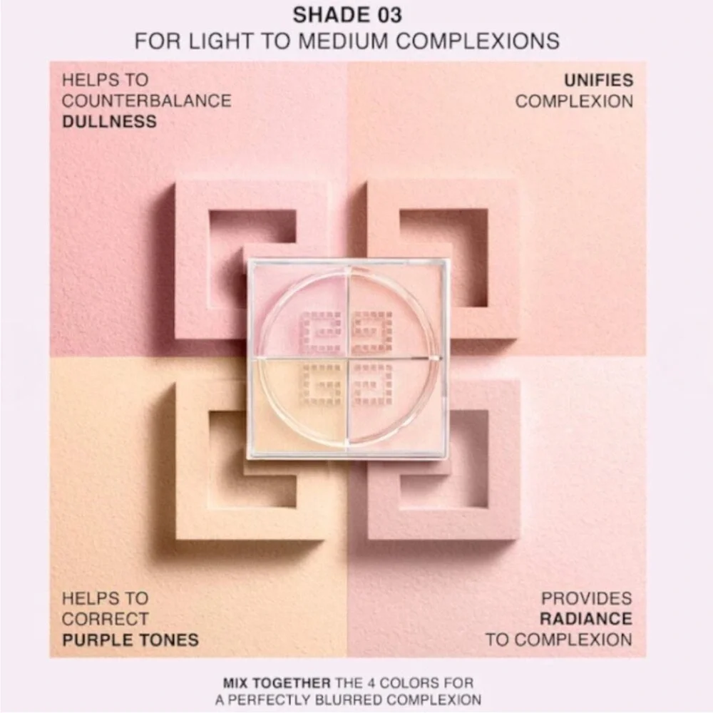 Givenchy Prisme Libre Illuminating & Color Correcting Loose Powder 03 Voile Rose